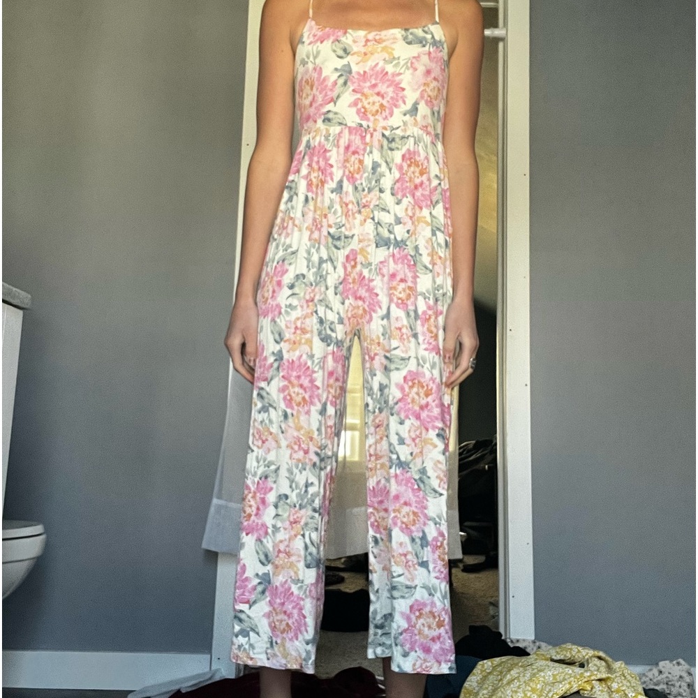 Floral comfy jumpsuit